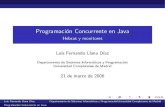Programación Concurrente en Java - Hebras y monitores