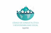 CÓDIGO DE CONDUCTA, ÉTICA Y RESPONSABILIDAD SOCIAL