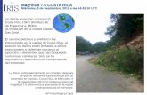 Magnitud 7.6 COSTA RICA