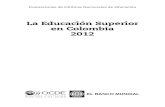 La Educación en Colombia 2012