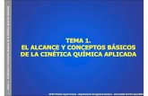 Tema 1. EL ALCANCE Y CONCEPTOS BÁSICOS DE LA CINÉTICA ...