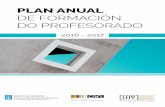 Plan Anual de Formación do Profesorado 2016/2017