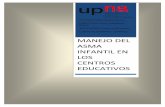 MANEJO DEL ASMA INFANTIL EN LOS CENTROS EDUCATIVOS
