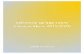 Estratexia galega sobre discapacidade 2015-2020 (Esgadi)