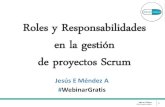 Roles y Responsabilidades en la gestión de proyectos Scrum