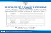 Convocatoria a Examen Complexivo 28012016