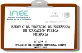EJEMPLO DE PROYECTO DE ENSEÑANZA EDUCACIÓN FÍSICA PRIMARIA