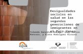 Desigualdades sociales en salud en las segundas generaciones de inmigrantes en el País Vasco