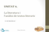 La literatura i l'anàlisi de textos literaris