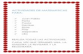 G1 h1 ACTIVIDADES DE MATEMÁTICAS