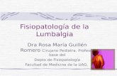 63  Lumbalgia FisiopatologíA