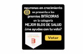 Votar «neuronas en crecimiento» para el premio Bitácoras 2016