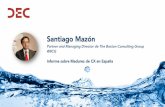 Santiago Mazón, Congreso DEC. Informe sobre madurez de CX en España