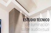 Calculos de iluminacion, Aula audiovisual (estudio técnico)