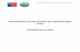 anteproyecto regional de inversiones 2014 región de aysén