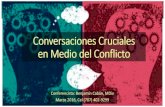 Conversaciones Cruciales: Cuando las consecuencias son graves