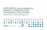 Apuntes metodológicos de la Encuesta de Seguimiento de la Marca Turística de Canarias (TRACKING-Canarias)