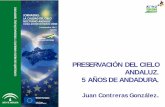 Preservación del Cielo Andaluz. 5 años de andadura