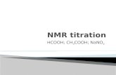 HCOOH NMR presentation