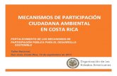 mecanismos de participación ciudadana ambiental en costa rica