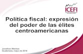 Política fiscal: expresión del poder de las élites centroamericanas