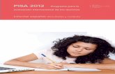 Informe de Resultados y Contexto PISA 2012 para España