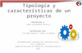 Tipología y características de un proyecto
