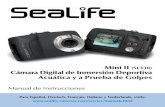 Mini II (SL330) Cámara Digital de Inmersión Deportiva Acuática y a ...