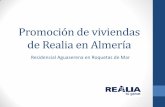 Promocion de viviendas en Realia en Almeria