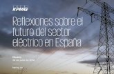 El futuro del sector eléctrico en España