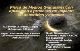 Fisica de Medios Granulares e impactos en asteroides y cometas