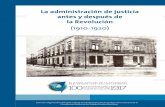 La administración de justicia antes y después de la Revolución