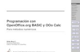 Programación con OpenOffice.org Basic y OOo Calc para Métodos ...