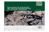 Guía para la aplicación de normas fitosanitarias en el sector forestal