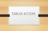 Tablas access