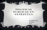 Politicas publicas en venezuela