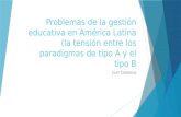 Problemas de la gestión educativa en américa latina