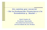De la Evaluación Financiera a la Económica y Social