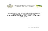 manual de procedimientos administrativos de la municipalidad ...