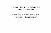 Plan estratégico 2015-2020