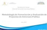 Metodología de Formulación y Evaluación de Proyectos de ...