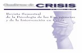 Revista Semestral de la Psicología de las Emergencias y de la ...