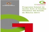 Programa Estatal de Acción Ante el Cambio Climático del Estado de ...