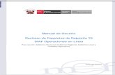 Manual de Usuario Rechazo de Papeletas de Depósito T6 SIAF ...