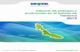 Informe de pobreza y evaluación en el estado de Veracruz 2012