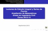 Lecturas de Cálculo Integral y Series de Fourier Ampliación de ...