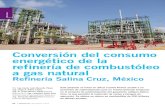 Conversión del consumo energético de la refinería de combustóleo ...