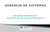 Software Informatico - Admistracion de Sistemas Informaticos