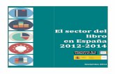 El sector del libro en España 2012-2014