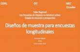 Taller Regional Las Encuestas de Hogares en América Latina ...